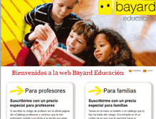 Tablet Screenshot of bayardeducacion.com